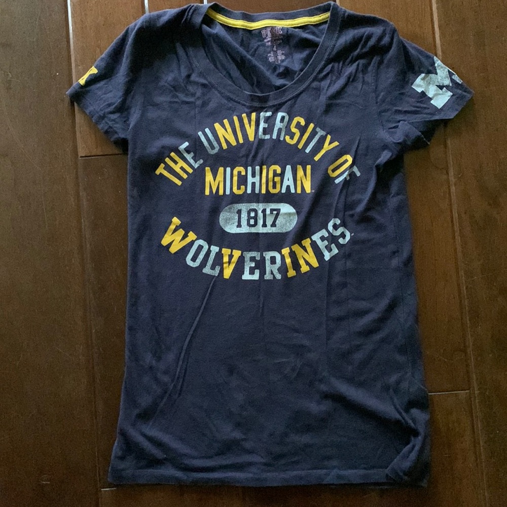Michigan pink tshirt